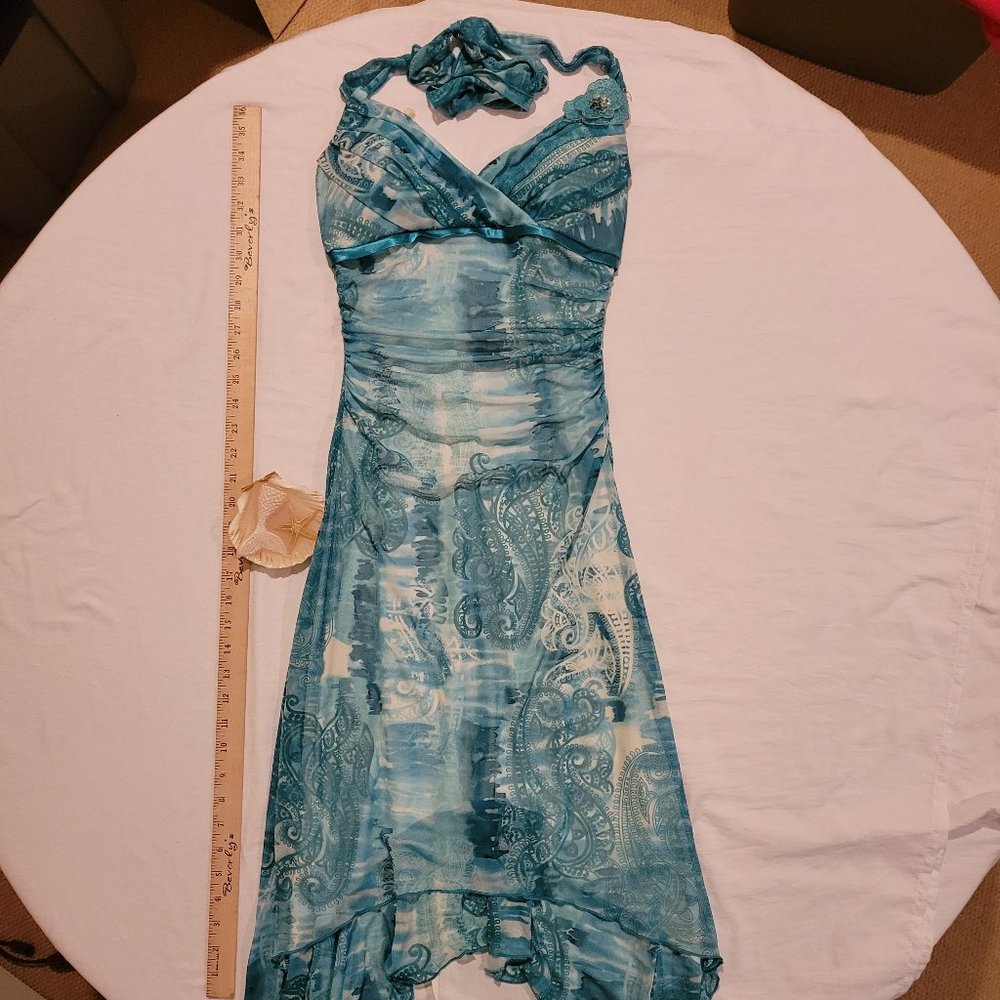 1 Small Teal High Low Dress by Ruby Rox.
